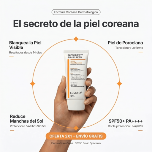Lumora Bloqueador Glow Coreano SPF50