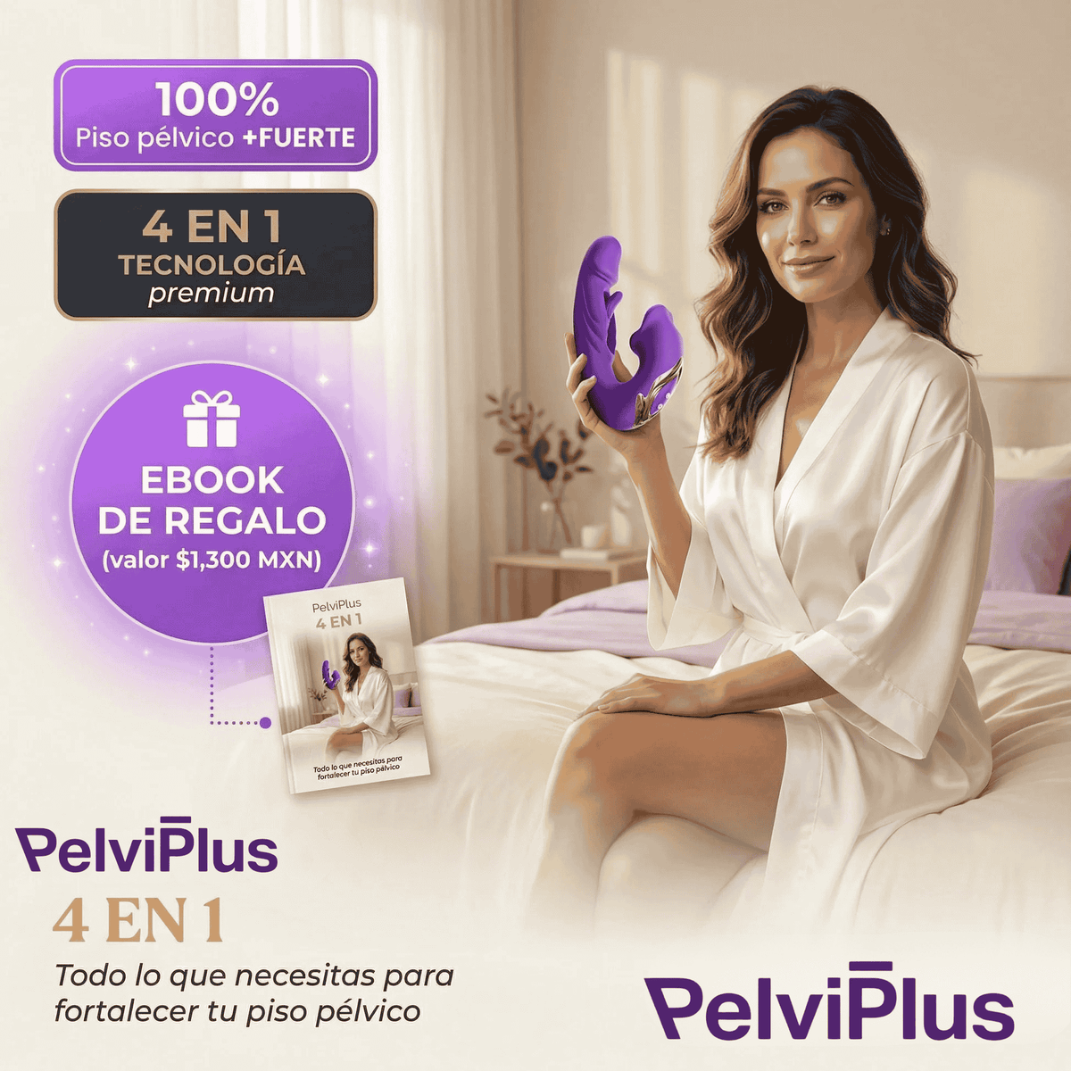 PelviPlus 4 en 1 | Terapia Clinica del Piso Pelvico en Casa